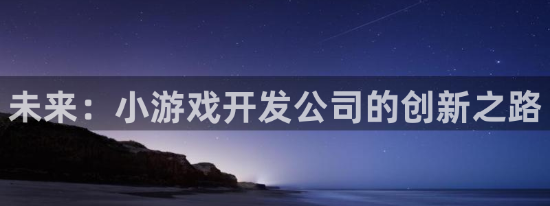 沐鸣娱乐2游戏说明：未来：小游戏开发公司的创新之路