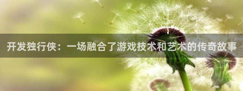 沐鸣2测速登陆：开发独行侠：一场融合了游戏技术和艺术的传奇故事