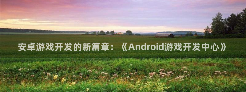 沐鸣娱乐2登陆不上怎么办：安卓游戏开发的新篇章：《Android游戏开发中心》